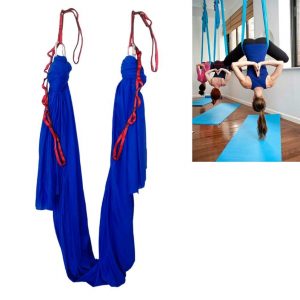 wellsem Aerial Yoga Hammock 5.5 Yards Aerial Pilates Silk Yoga Swing Set review